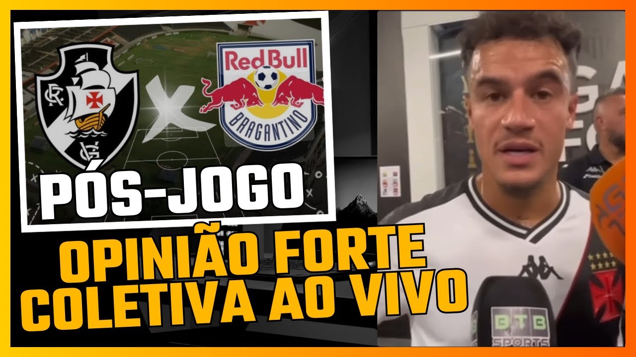 VASCO DÁ MOLE NO FINAL – Pós jogo 2 x 2 / AO VIVO – COLETIVA DO PAIVA